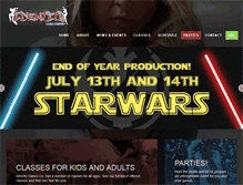 Tablet Screenshot of identitydance.com
